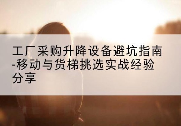 南召移动式升降机怎么选-工厂采购升降设备避坑指南-移动与货梯挑选实战经验分享